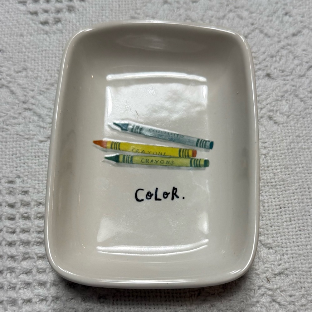 Rae Dunn “color” trinket dish